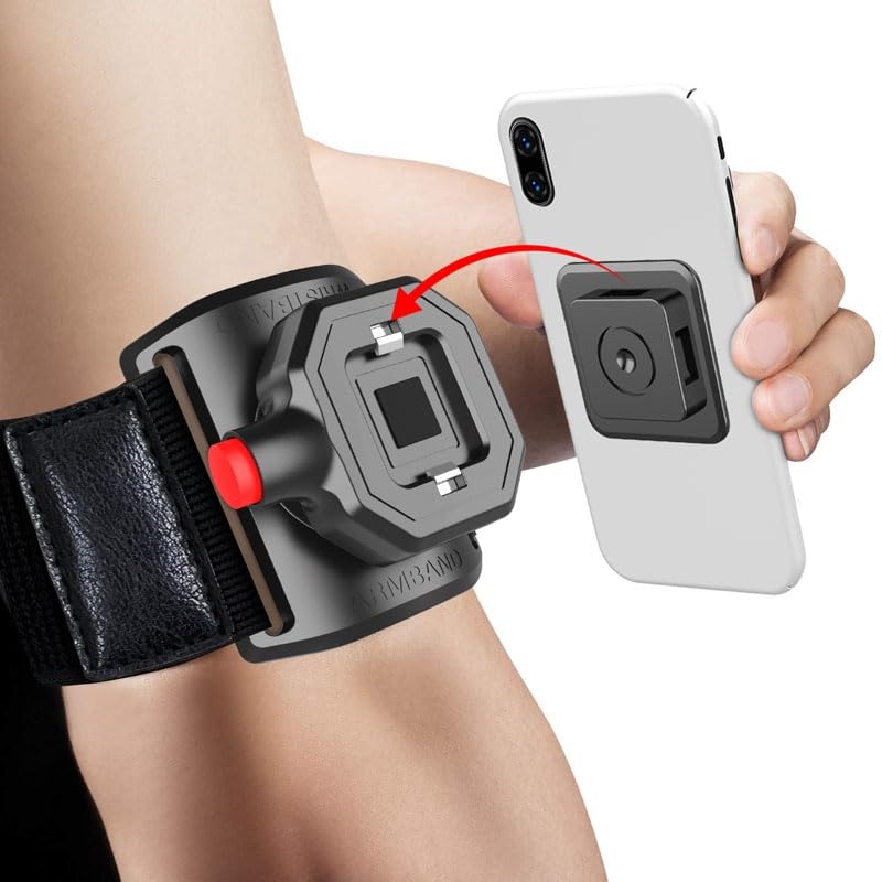 Image of Havilah Outdoor Sports Wrist Band Mobile Phone Holder Running Fitness Wrist Strap Phone Holder Black