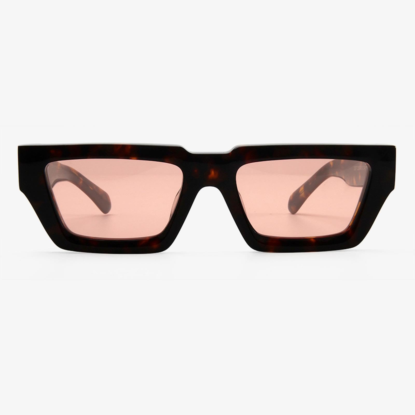 Gafas rectangulares de acetato grueso para hombres, gafas de hip-hop para mujeres, gafas de sol con protección UV400
