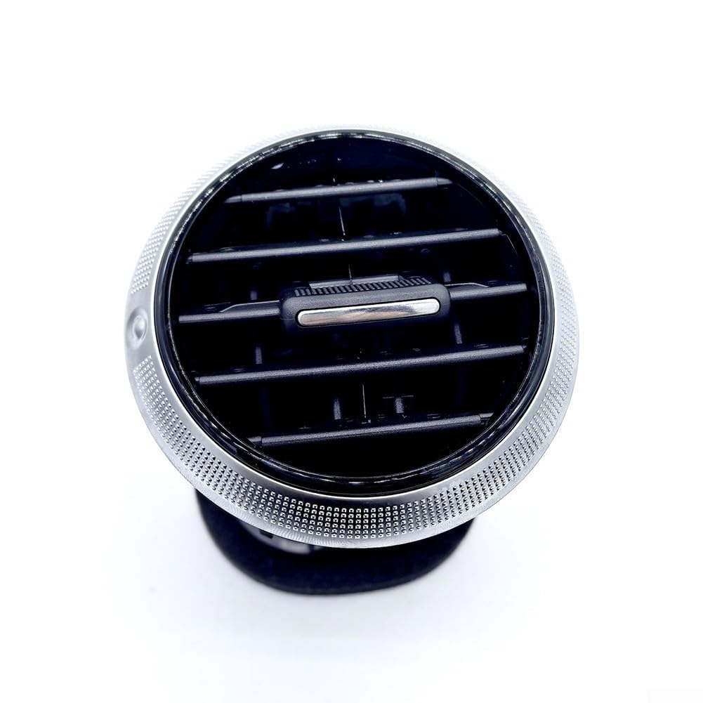 2 prese d'aria anteriori per cruscotto compatibili con A3 S3 8P 2008-2012, griglia di ricambio per presa CA cromata nera OE 8P0820901C, per materiale ABS per una facile
