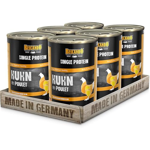 BELCANDO Nourriture Humide Poulet 6x400g pour Chiens