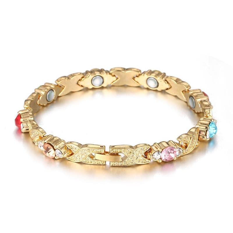 Bracelet zircon coloré MOCHAMIK le bijou tendance pour vos sorties décontractées