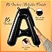 [52pcs] Black Letter Balloons - 2 Full A-Z Sets For Black Letter Balloon Banner | Alphabet Ballons | 16 inch Foil Ballon | Customized Name Balloon Letters for a Birthday, Graduation, Wedding