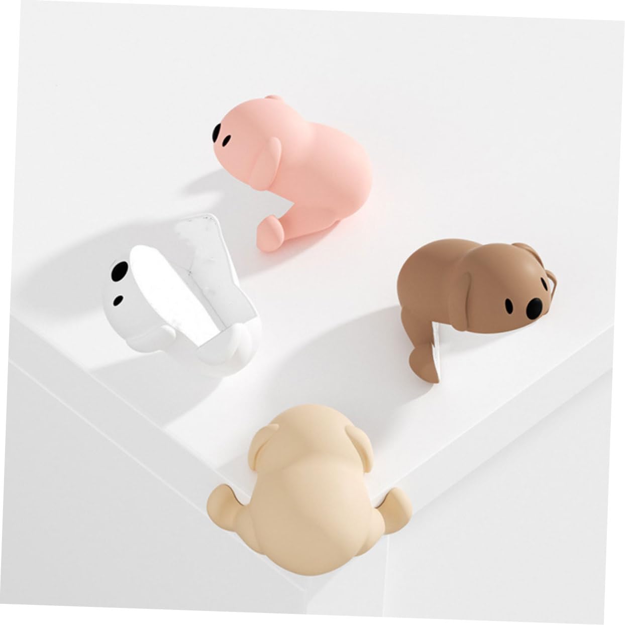 SUPVOX 5 Ensembles Protection du Klaxon Anti-Collision Chiot Table De Coin Garde d'angle Sécurité Enfant d'angle pour Bébé Gel De Silice 8 Pièces * 5