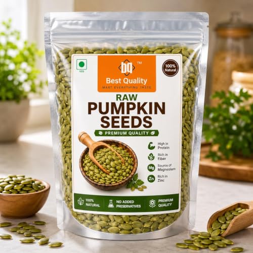 Image of Best Quality Raw Pumpkin Seeds 1kg | Premium Natural Pumpkin Seeds | High Protein, Rich in Fiber & Zinc | Healthy Snack & Daily Nutrition | Unsalted & Unroasted