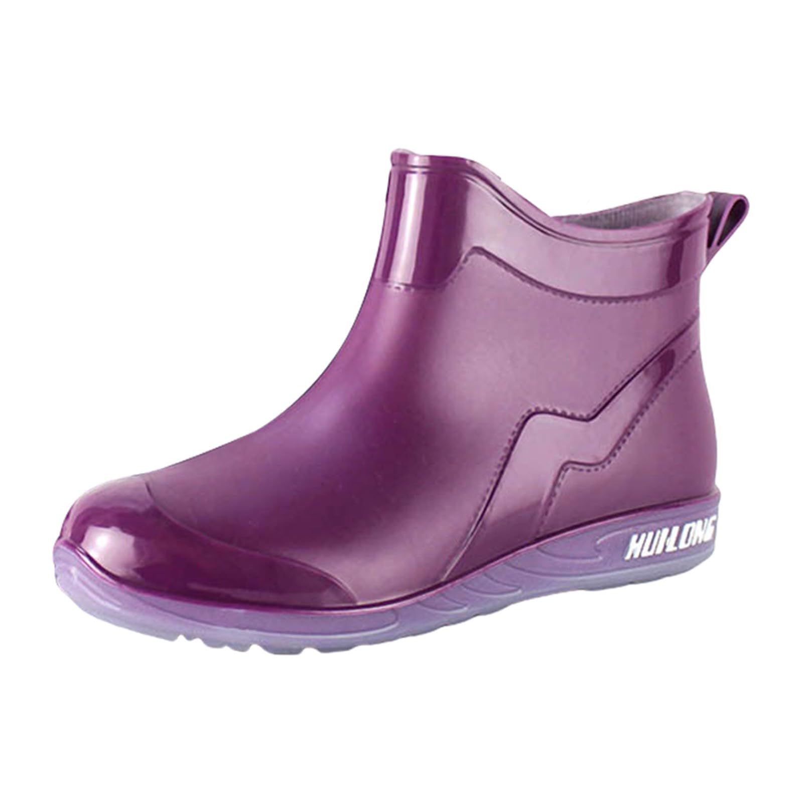 Botas de goma para mujer, botas de lluvia impermeables, botines cortos, botas de goma Wellington, botas de goma para exteriores, botas de goma antideslizantes, botas de lluvia, botas de lluvia
