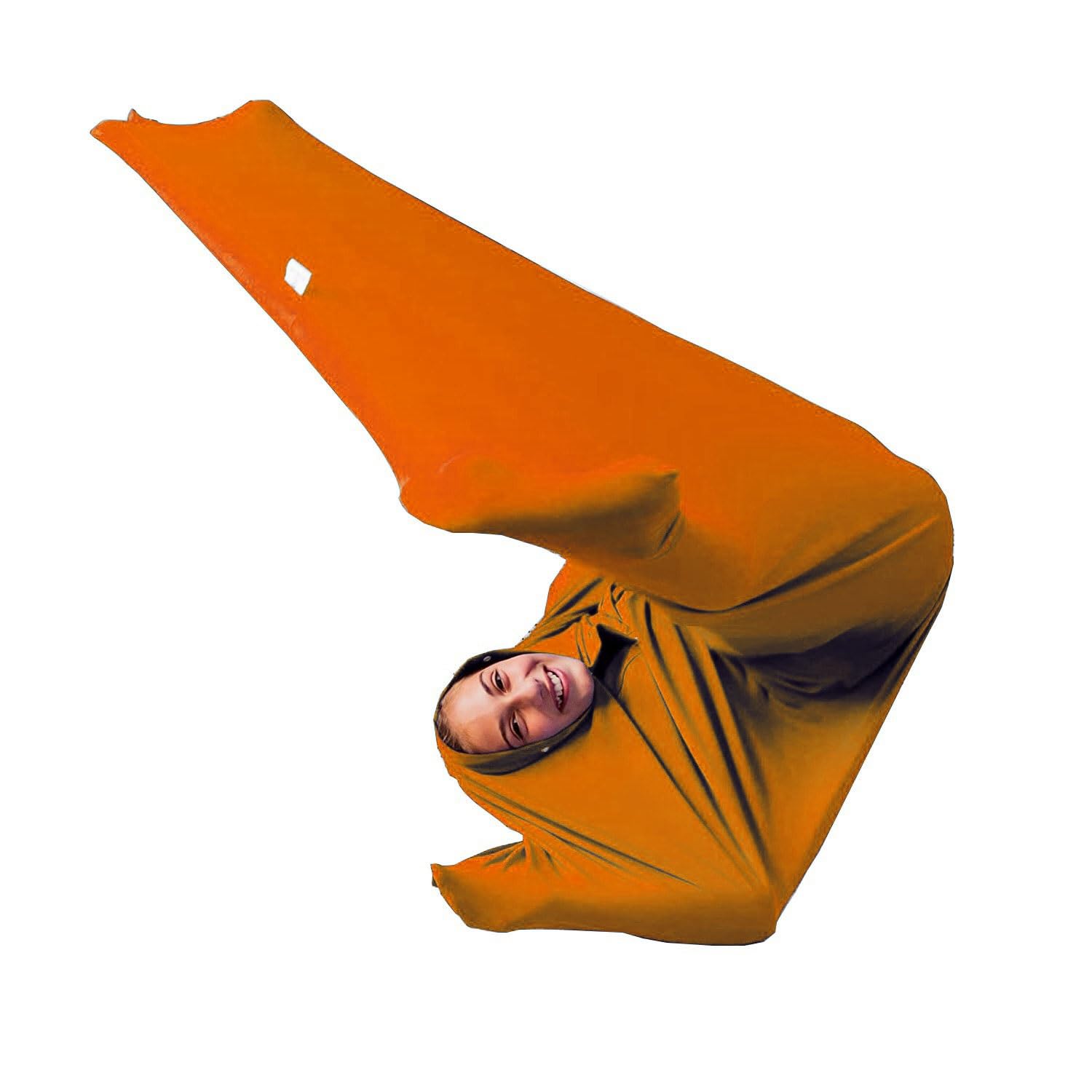 KANGXYSQ Body Sock For Men Women Sensory Sock X-Large Full Body Wrap Adult Size Large (55 X27”) /142 * 71 Cm Body Sock Sensory Sox(Orange,Large/L)
