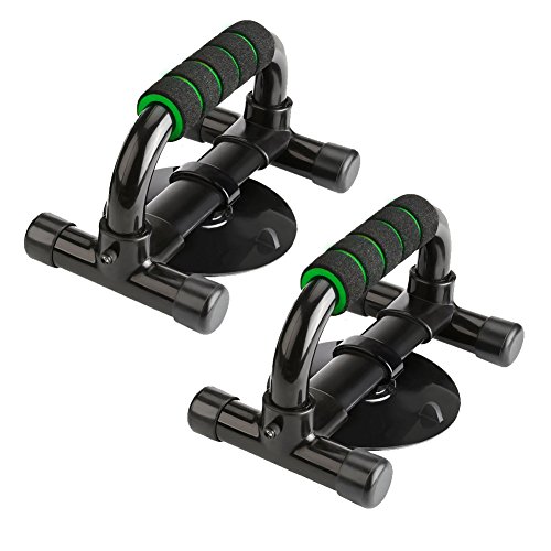 werded Push Up Bars Push Up steht 1 Paar Schaumstoff-Griff rutschfest Home Gym mit starker Saugnapf Drücken bis sitzen bis, Handstand Cover