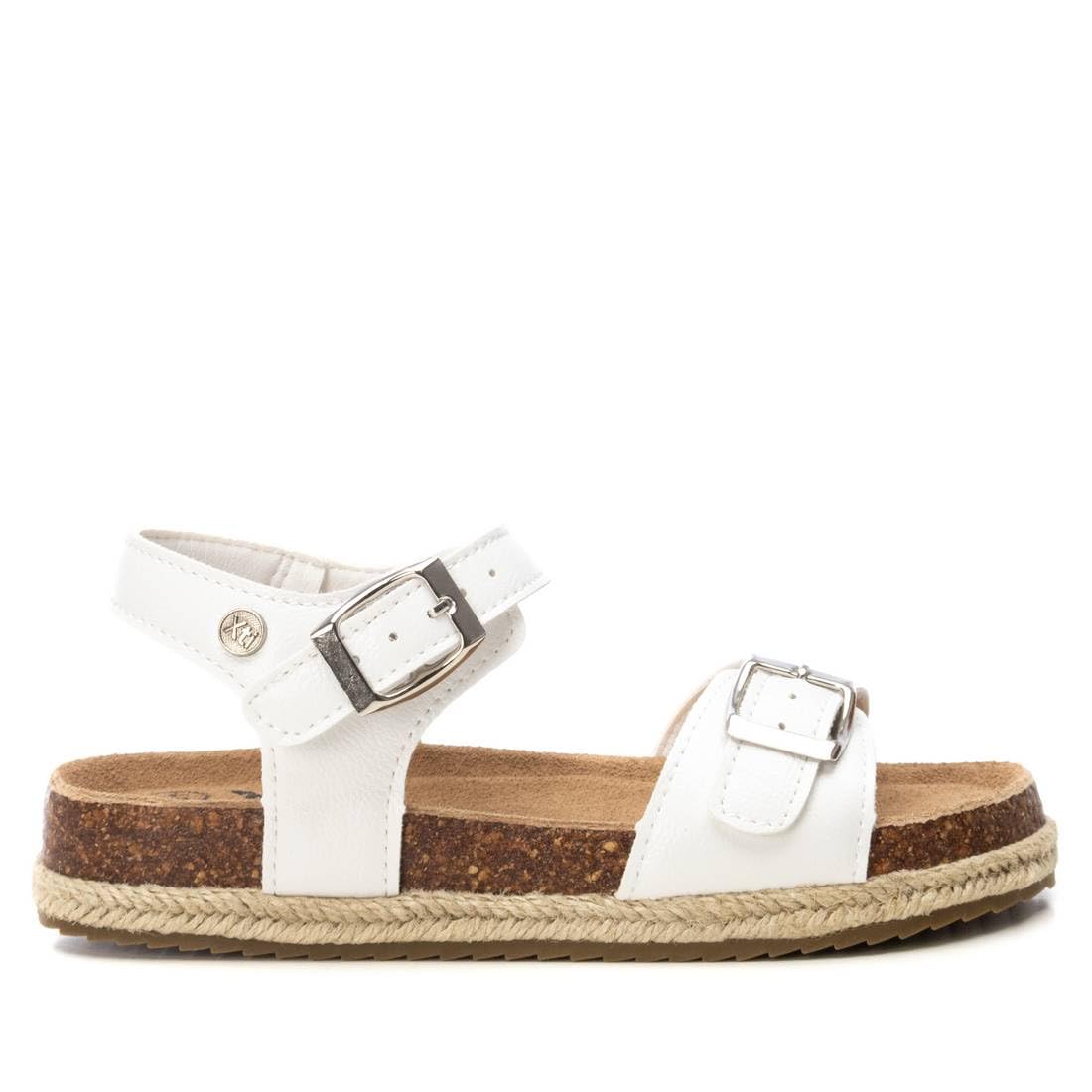 XTI - Sandalia Niña Blanco - Calzado Cómodo y Versátil - Moda casual - Modelo 15127901 (Talla 34)