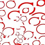  Gummiringe zum Einkochen, rot 10er Pack, Größe wählbar [74 x 86 mm]