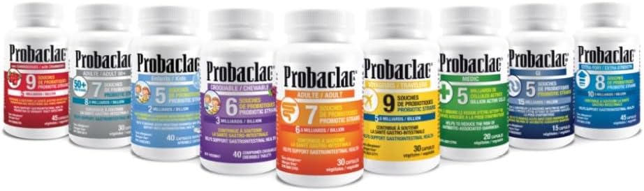 Miniatura 8 de Probióticos para adultos Salud intestinal diaria y apoyo inmunológico, alivia la hinchazón y apoya el equilibrio digestivo 60 cápsulas estables,