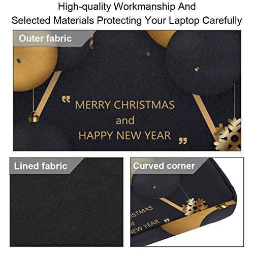 Funda maletín de portátil acolchada contra arañazos con estampado Navidad 3