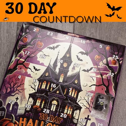 Halloween Candy Advent Calendar, 30 Day Countdown, 10.58 Oz - image 5