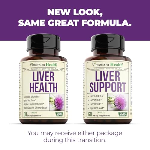 Vimerson Health VH LIVER CARE 60CAPS Cleanse Detox & Repair Milk Thistle Supplement. Liver Support With Choline, Artichoke Extract, Chicory & Dandelion Root Supplement. Milk Thistle Liver Detox & Liver Cleanse. 60 Liver Health Caps thumb #8