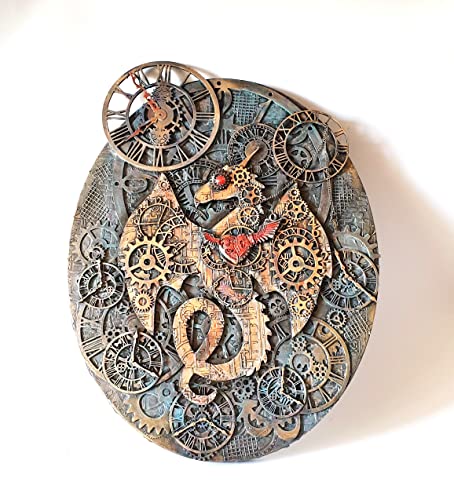 Exclusive steampunk handmade on canvas, steampunk 3D murals, steampunk wall decoration handmade modern vintage look for living room and bedroom, loft apartment the Dragon steampunk buy now online Exclusive steampunk handmade on canvas, steampunk 3D murals, steampunk wall decoration handmade modern vintage look for living room and bedroom, loft apartment the Dragon steampunk buy now online