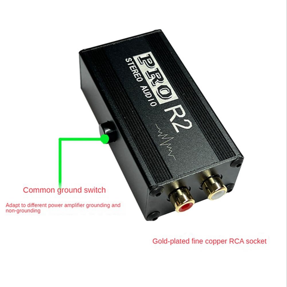 1 PCS Ground Loop Audio Isolator Noise Suppressor Isolateur Audio Signal Noise Reducer
