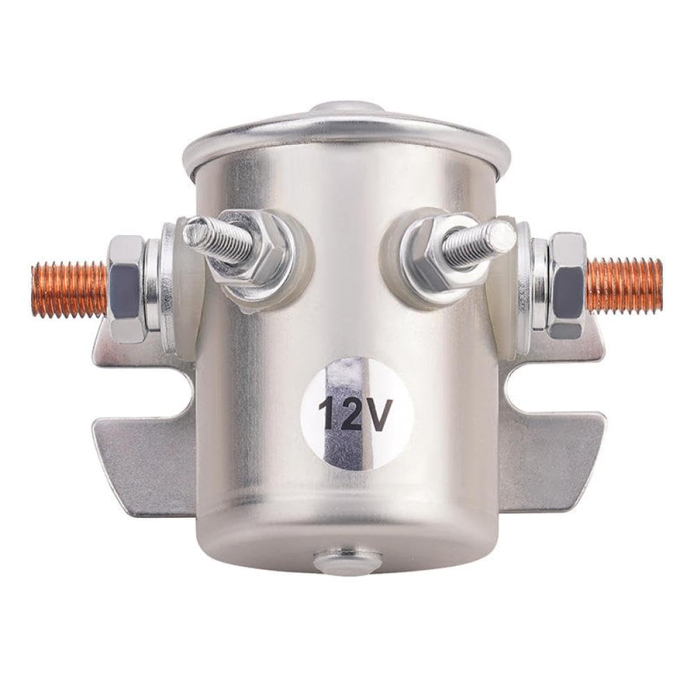 300A Continuous Duty Solenoid Relay 12V Nickel Plated Compatible with SA4201 SAS4201 SAS4202 SAS421 for Marine Vessels Boat Models Winch Carts