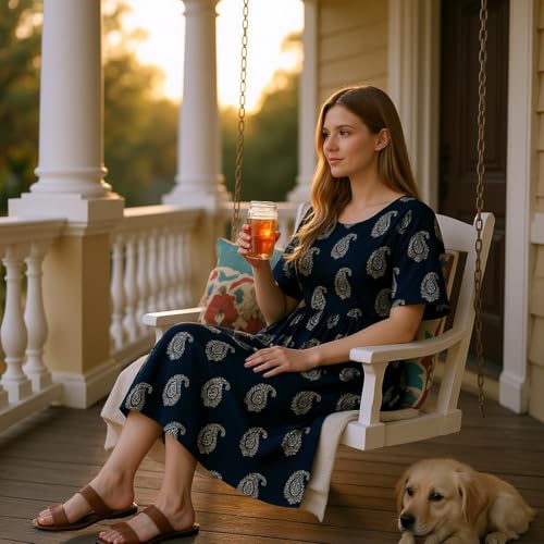 Cotton Kaftan Dresses for Women's v Neck Half Sleeves Cotton Swimsuits Cover up4