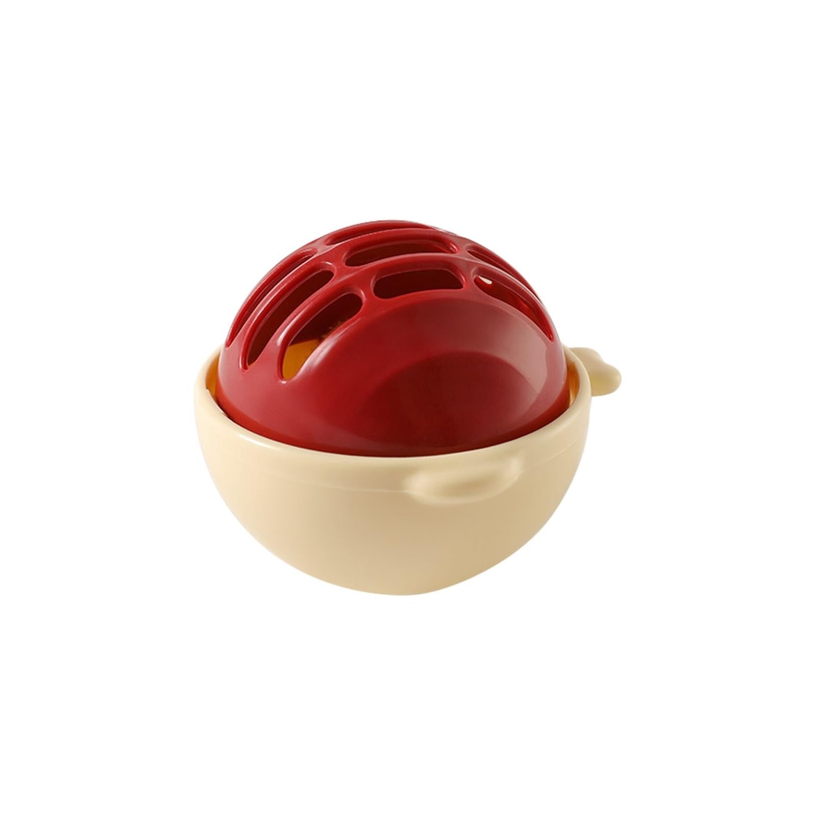 3pcs Reusable Puffer Laundry Balls - Pet Hair Remover & Lint Catcher for Washing Machine(Red)