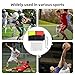 Gosknor Soccer Referee Kit, Warning Football Referee Set Yellow Red Cards, Loud Sound Ref Whistle with Lanyard, Record Paper, Pencil, Card Holder, for Coach Sports Accessories