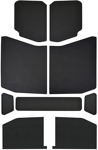 Design Engineering 050131 Boom Mat - Techo interior reductor de ruido para Jeep Wrangler (2007-2010) de 4 puertas