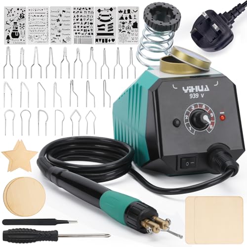 YIHUA 939-V Pyrography Wood Burning Tool Set
