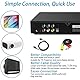 Felenny DVD- Player, 1080P HDMI DVD- Player für Smart- TV, unterstützt 1080P Full HD, mit HDMI- und AV- Kabel, CD- VCD- Player, USB- Multifunktions- Player mit Fernbedienung für Heim- Stereoanlage