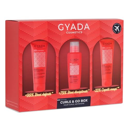 GYADA COSMETICS, CURLS & GO BOX, Set Composto da Shampoo,