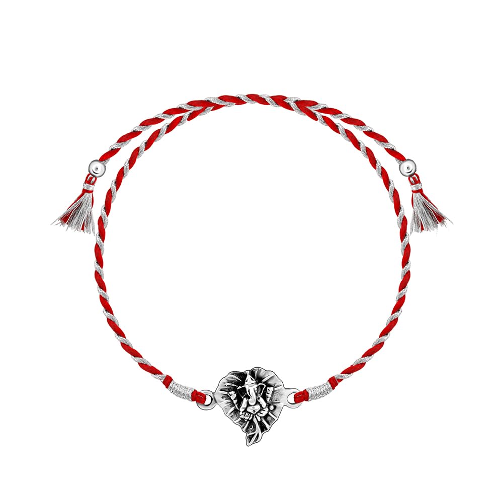 GIVA 925 Silver Oxidised Silver Ganpati Blessings Rakhi|Raksha Bandhan Rakhi for Brother | Gift for Men & Boys| With Certificate of Authenticity and 925 Stamp (B0B8F2NW4Y) Amazon Price History, Amazon Price Tracker