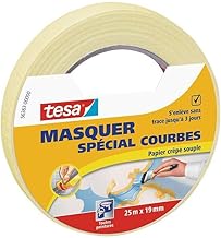 Tesa - Adhésif de masquage spécial courbes 25m x 19mm