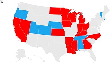24x36 Gallery Poster, Map of States Where Slave Prison Labor is Permitted in The State Constitution as of November 2022 126 Permitted Forbidden no Mention in Constitution