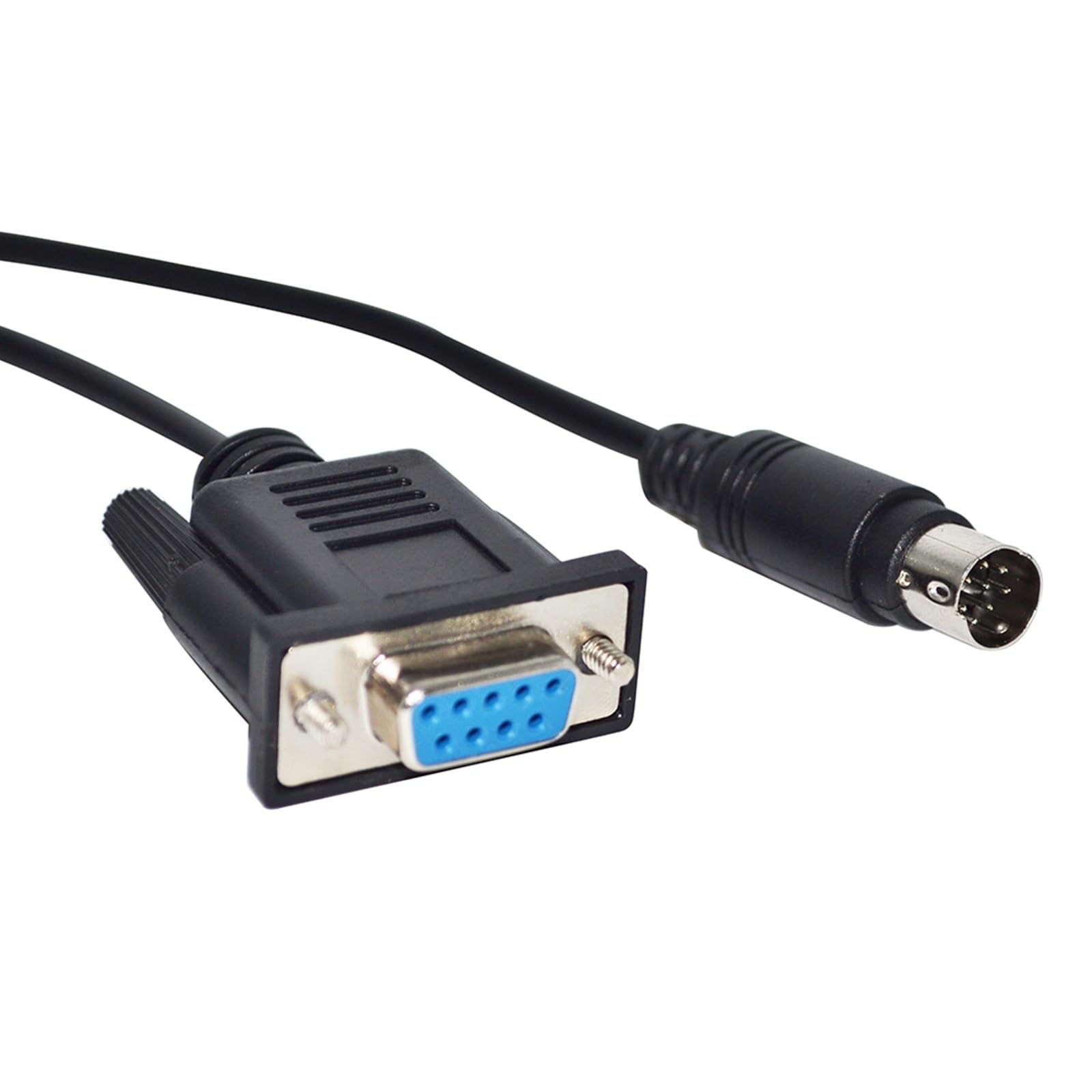 Kabel adaptera szeregowego ze złączem męskim, kabel RS232 DB9 żeński na męski Mini Din 8 Wiele rozmiarów (5 m)(5m)