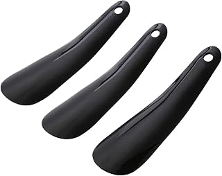 DUDUA 3 PCS Travel Shoe Horns Plastic Shoehorn for Men Women Shoe Helper