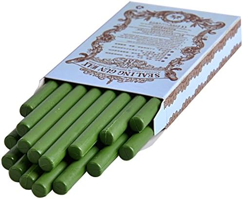 Green Glue Gun Sealing Wax Stick for Wedding Invitation Letter Envelope Wine Bottle