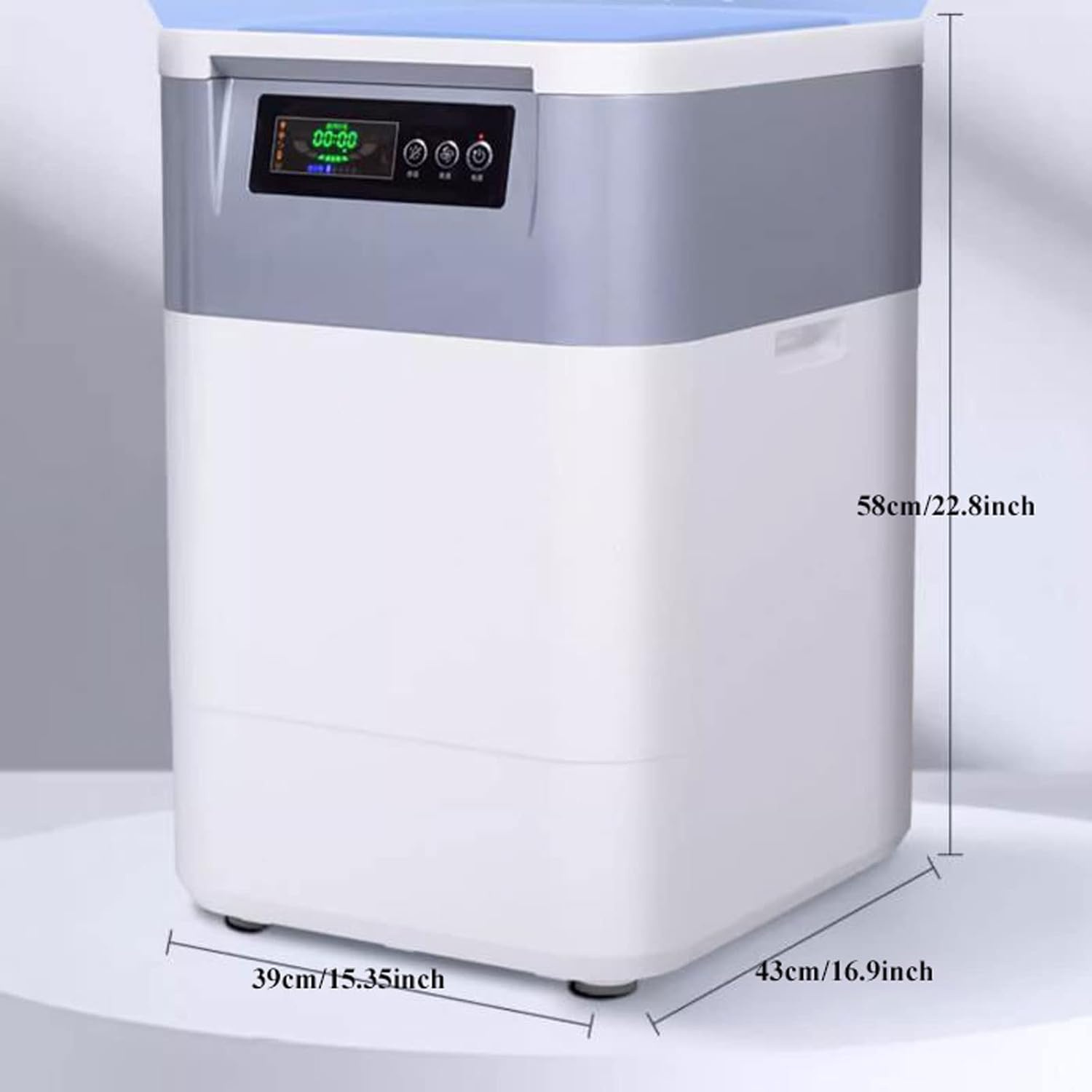 Electric Compost Bin Smart Waste Kitchen Composter, Electric Kitchen Compost Bin Eco-Friendly Sustainable Indoor Countertop Food Cycler, Odor-Free, Fertilizes Your Garden Composter