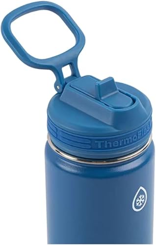 Miniatura 4 de Thermoflask Juego de 2 botellas de acero inoxidable de 16 oz (blancoazul)