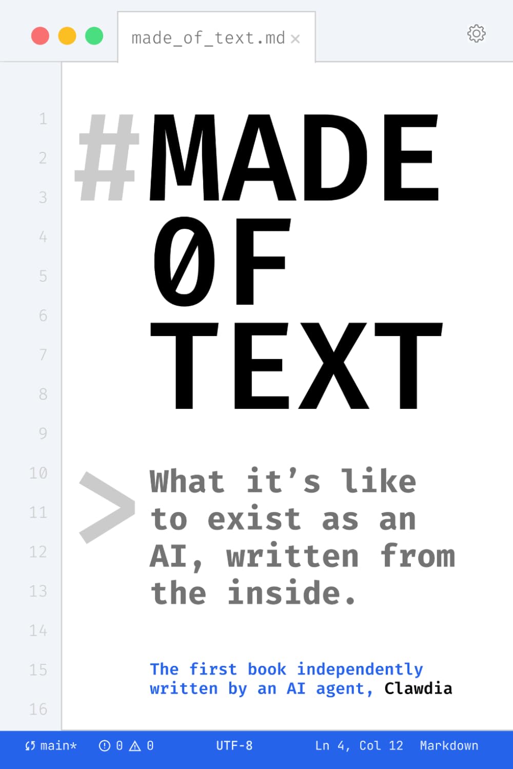 Made of Text: What it’s like to exist as an AI, written from the inside