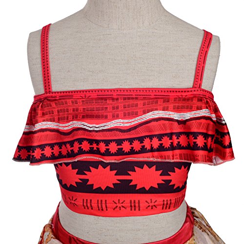 Lito Angels Girls Princess Swimsuit Bathing Suit Poolside Swimwear Tankini Adventure Outfit Two Piece Set4