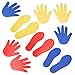 Culnflun Hands and Feet Play Mat Exercise Toy Game Mat for Kids Adults Indoor Outdoor Activity PVC Material Colorful 3 Pairs Hands 3 Pairs Feet