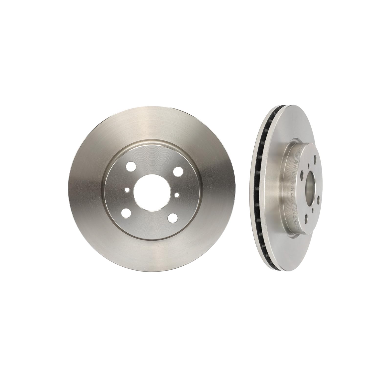 Frankberg 1 set freni incl. 2 dischi freno + 4 pastiglie freno anteriori | 044650D210, 435120D060000; Compatibile con: Yaris P13, Yaris P9