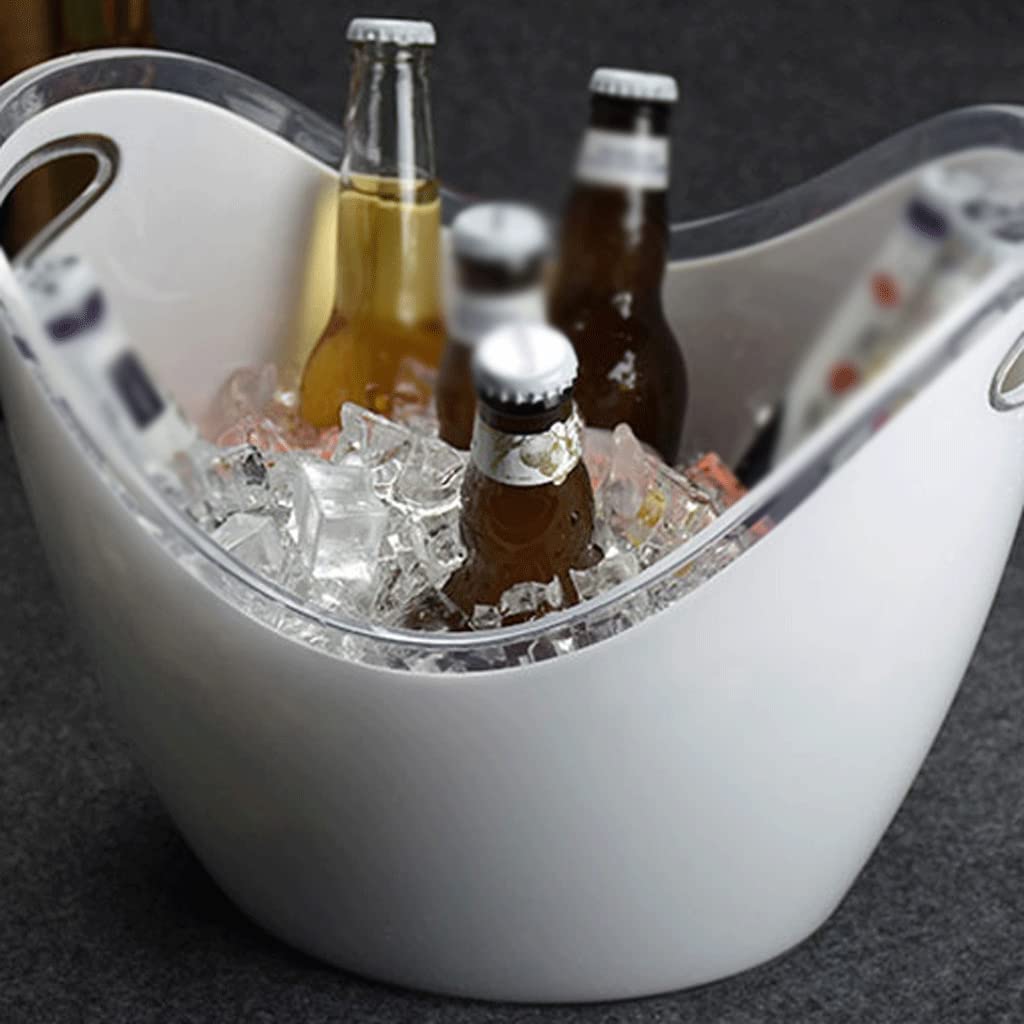 Habiba EIS Eimer Eiskübel in Barrenform, kreativer, langlebiger Mehrzweckbehälter für Barbankette, Kühlkübel für Bier, Champagner, Wein Dauerhaft