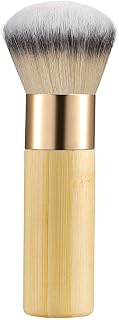 Large Powder Foundation Makeup Face Brush for Blending Liquid Cream or Flawless Powder Buffing Stippling Concealer With Wooden Handle