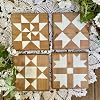 Barn Quilt Stencil 6inch Quilt Block Stencils Reusable Drawing Templates Stencils for Painting on Wood Canvas Fabric