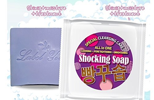 Shocking Soap, Cleansing + Pore tightening + Brightening 3 in 1 Special cares, Korean Cosmetics