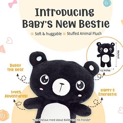 Joy Gift Baby Gift Basket (11 Pcs) - Welcome Baby Gift With Keepsake, Plush Toy, Pillow, Parent Guidebook And Newborn Clothing Sets - Baby Gift Box, Baby Shower Gifts, Baby Boy Gift Basket And Girls #TOP6