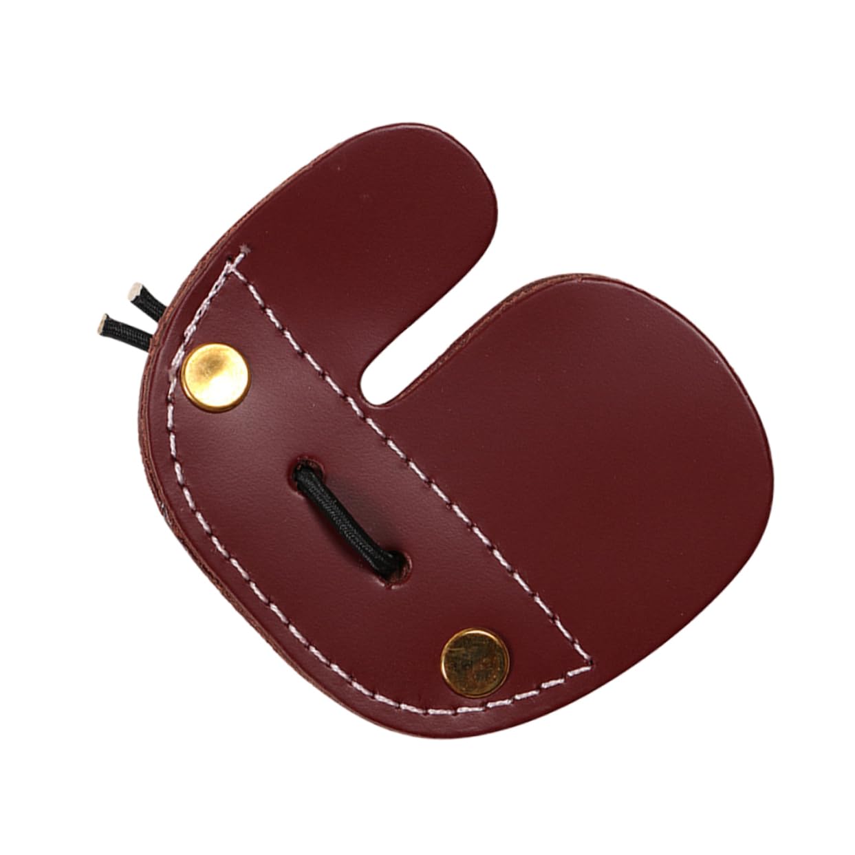 Double-Layer 3-Finger Gear Bowstring Nock Point Protector Recurve Fingers Cover for Left Right Hand Comfortable Protection Gear Arrow Finger Cover