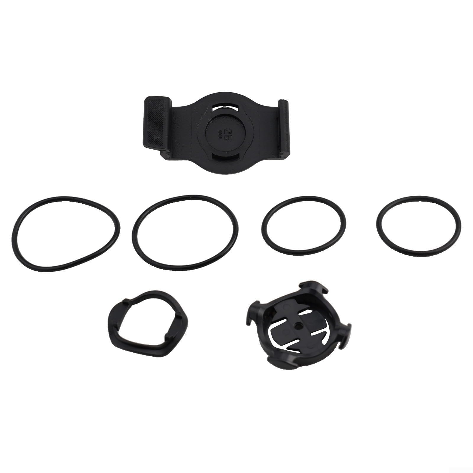 For Garmin Bike Watch Mount for 20mm 22mm 26mm Handlebars Fits 3 5X 5X Plus 6X 6S 6 Pro 7X 7S 7 Pro 8 Pro GT4 D2 (26mm)