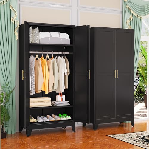 GAIOUS Metal Wardrobe Cabinet