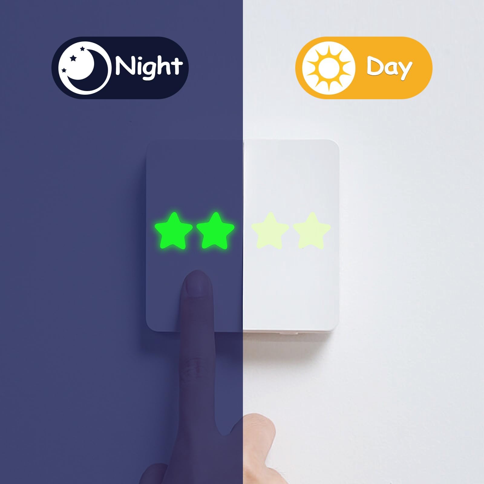 Plafond Etoile Fluorescente, 452 pièces Etoiles Phosphorescentes, Fluorescents ciel étoilé Stickers, Chambre Enfant Lumineuses Autocollants Stickers pour Fille Garcon Plafond Décoration