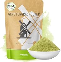 Gerstengraspulver BIO 250 g | gemahlenes Gerstengras aus kontrolliert biologischem Anbau | 100% naturrein ohne Zusätze | abgefüllt in Deutschland | bioKontor