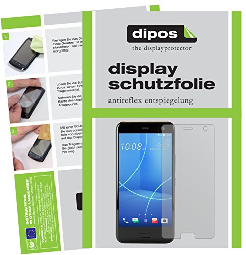 dipos I 2X Schutzfolie matt kompatibel mit HTC U11 Life Folie Bildschirmschutzfolie
